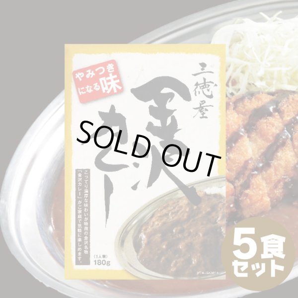 画像1: 三徳屋の金沢カレー レトルト5食セット 自宅用・お土産用に! (1)